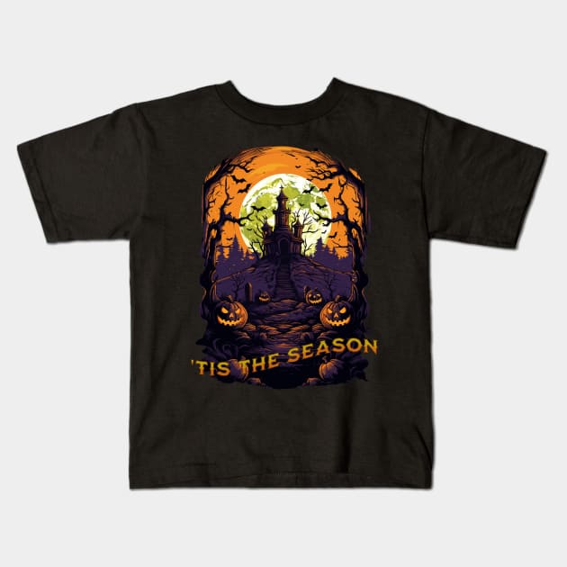 'Tis the Season Halloween Kids T-Shirt by Atomic Blizzard